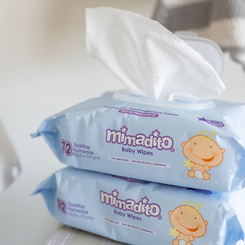 Toallas Húmedas para Bebé Premium Mimadito x72